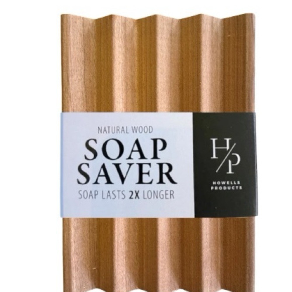 Red Alder wooden soap dish (set of 3)